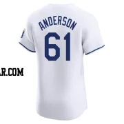 Nick Anderson Men's Kansas City Royals White Elite Home Jersey