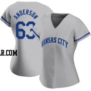 Nick Anderson Women's Kansas City Royals Gray Authentic 2022 Road Jersey