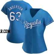 Nick Anderson Women's Kansas City Royals Light Blue Authentic Alternate Jersey