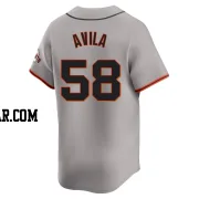 Nick Avila Men's San Francisco Giants Gray Limited Away Jersey