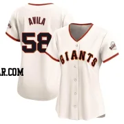 Nick Avila Women's San Francisco Giants Cream Limited Home Jersey