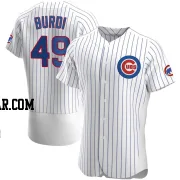 Nick Burdi Men's Chicago Cubs White Authentic Home Jersey