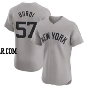 Nick Burdi Men's New York Yankees Gray Elite Road Jersey