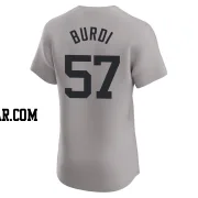 Nick Burdi Men's New York Yankees Gray Elite Road Jersey