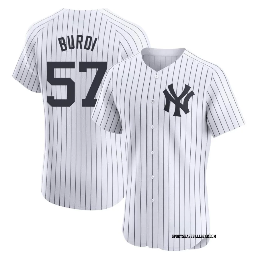 Nick Burdi Men's New York Yankees White Elite Home Jersey