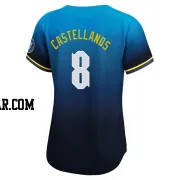 Nick Castellanos Women's Philadelphia Phillies Blue Limited 2024 City Connect Jersey