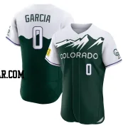 Nick Garcia Men's Colorado Rockies Green Authentic 2022 City Connect Jersey