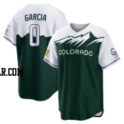 Nick Garcia Youth Colorado Rockies Green Replica 2022 City Connect Jersey