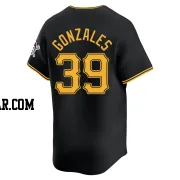 Nick Gonzales Men's Pittsburgh Pirates Black Limited Alternate Jersey