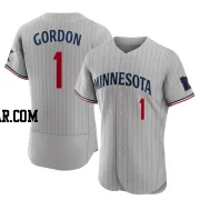 Nick Gordon Men's Minnesota Twins Gray Authentic Road Jersey