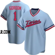 Nick Gordon Men's Minnesota Twins Light Blue Replica Road Cooperstown Collection Jersey