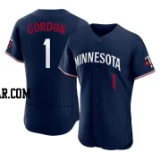 Nick Gordon Men's Minnesota Twins Navy Authentic Alternate Jersey