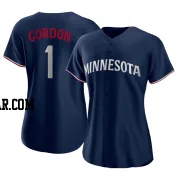 Nick Gordon Women's Minnesota Twins Navy Authentic Alternate Jersey