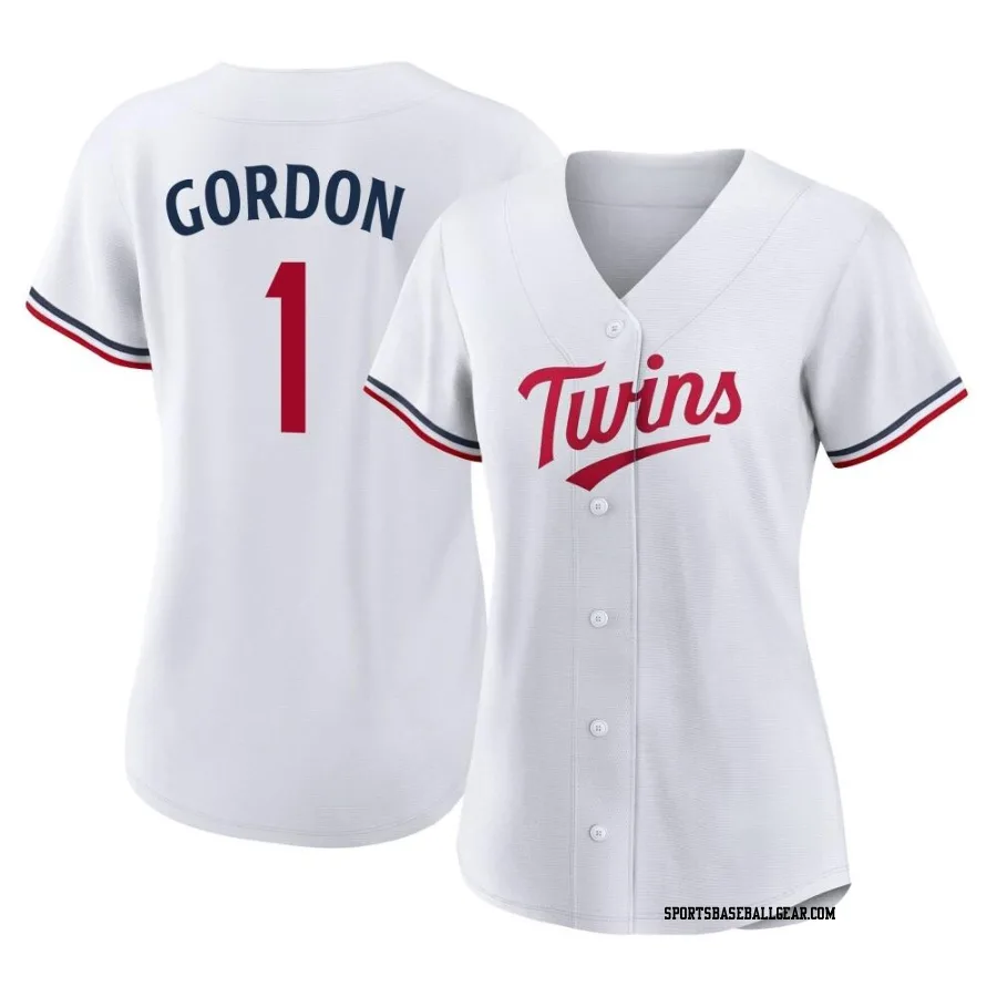 Nick Gordon Women's Minnesota Twins White Authentic Home Jersey