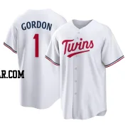 Nick Gordon Youth Minnesota Twins White Replica Home Jersey