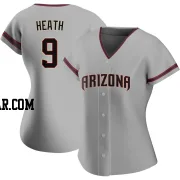 Nick Heath Women's Arizona Diamondbacks Gray Authentic Road Jersey