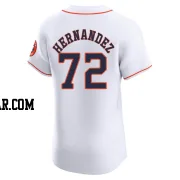 Nick Hernandez Men's Houston Astros White Elite Home Jersey