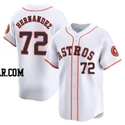 Nick Hernandez Men's Houston Astros White Limited Home Jersey