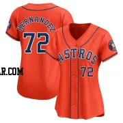 Nick Hernandez Women's Houston Astros Orange Limited Alternate Jersey