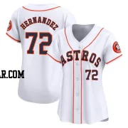 Nick Hernandez Women's Houston Astros White Limited Home Jersey