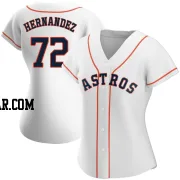 Nick Hernandez Women's Houston Astros White Replica Home Jersey