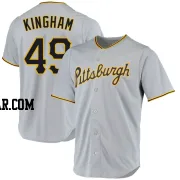 Nick Kingham Youth Pittsburgh Pirates Gray Replica Road Jersey