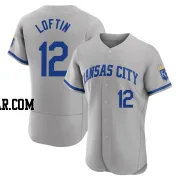 Nick Loftin Men's Kansas City Royals Gray Authentic 2022 Road Jersey