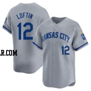 Nick Loftin Men's Kansas City Royals Gray Limited Away Jersey