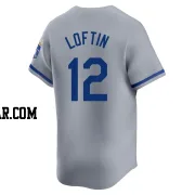 Nick Loftin Men's Kansas City Royals Gray Limited Away Jersey