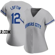 Nick Loftin Women's Kansas City Royals Gray Authentic 2022 Road Jersey