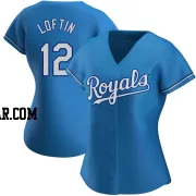 Nick Loftin Women's Kansas City Royals Light Blue Authentic Alternate Jersey