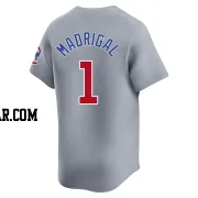 Nick Madrigal Men's Chicago Cubs Gray Limited Road Jersey