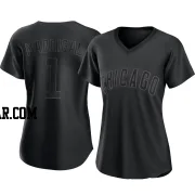 Nick Madrigal Women's Chicago Cubs Black Authentic Pitch Fashion Jersey