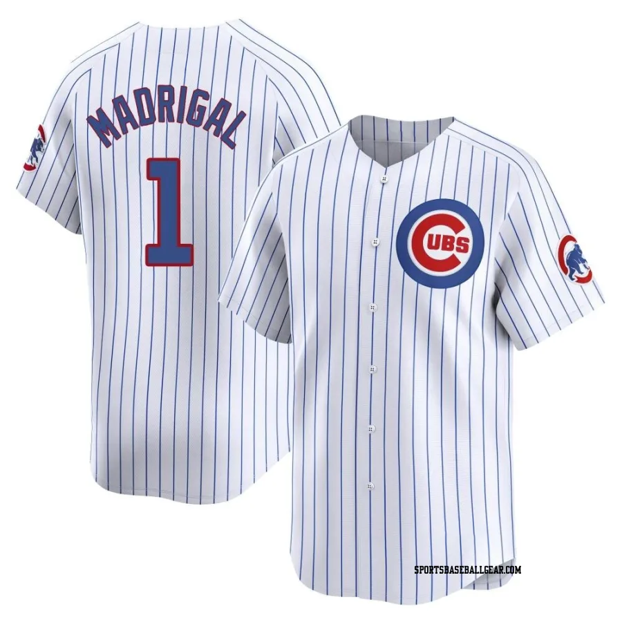 Nick Madrigal Youth Chicago Cubs White Limited Home Jersey