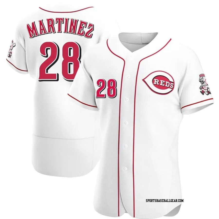 Nick Martinez Men's Cincinnati Reds White Authentic Home Jersey