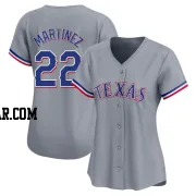 Nick Martinez Women's Texas Rangers Gray Limited Away Jersey