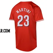 Nick Martini Men's Cincinnati Reds Red Limited Alternate Jersey