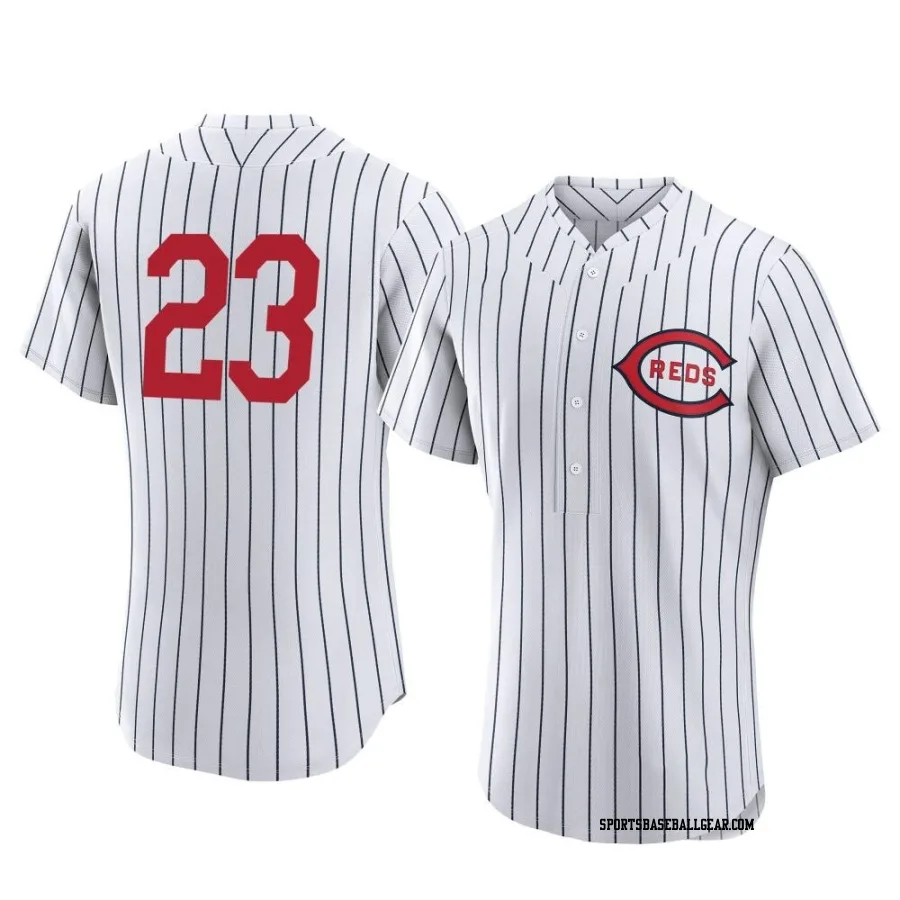 Nick Martini Men's Cincinnati Reds White Authentic 2022 Field Of Dreams Jersey