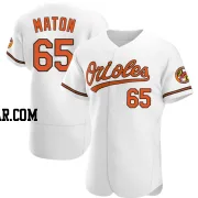 Nick Maton Men's Baltimore Orioles White Authentic Home Jersey