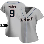 Nick Maton Women's Detroit Tigers Gray Authentic Road Jersey