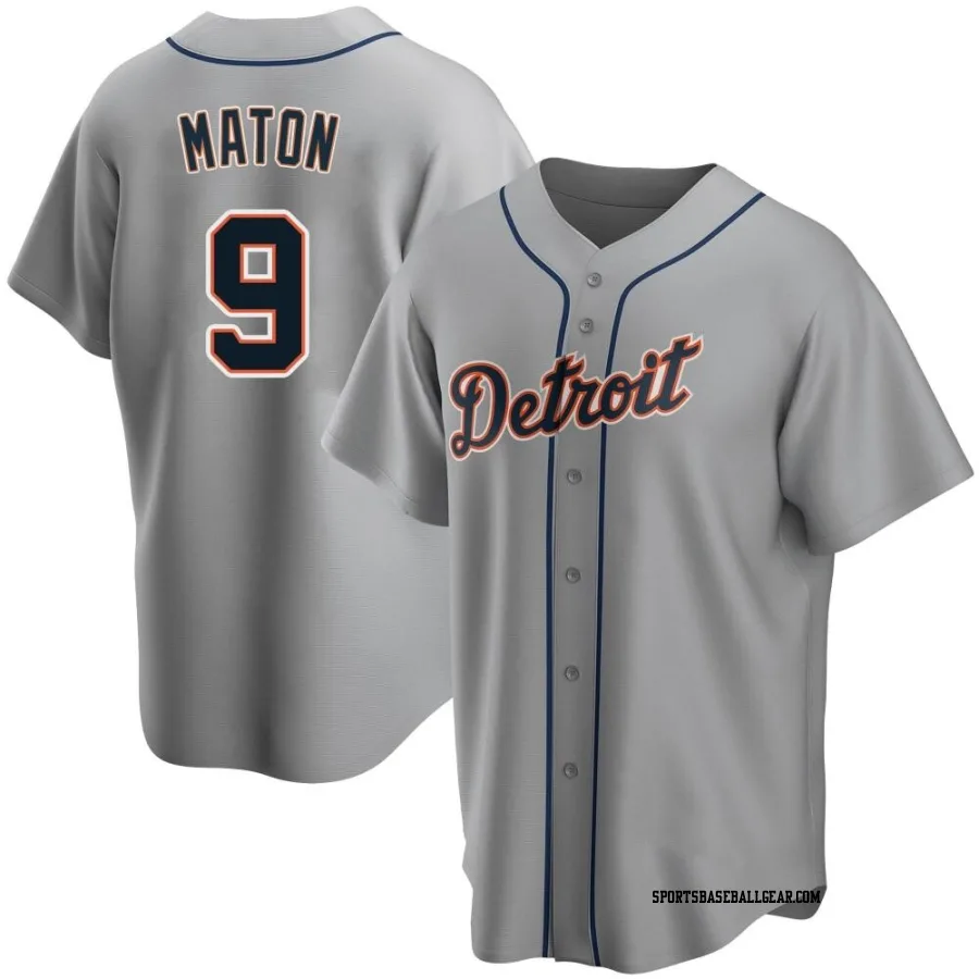 Nick Maton Youth Detroit Tigers Gray Replica Road Jersey