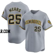 Nick Mears Men's Milwaukee Brewers Gray Limited Away Jersey