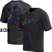 Nick Nastrini Men's Chicago White Sox Black Holographic Replica Alternate Jersey