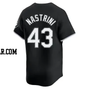 Nick Nastrini Men's Chicago White Sox Black Limited Alternate Jersey