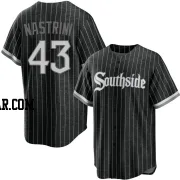 Nick Nastrini Youth Chicago White Sox Black Replica 2021 City Connect Jersey