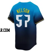 Nick Nelson Youth Philadelphia Phillies Blue Limited 2024 City Connect Jersey