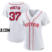 Nick Pivetta Women's Boston Red Sox White Authentic 2021 Patriots' Day Jersey