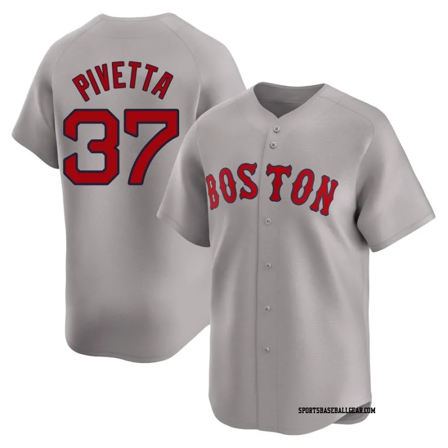 Nick Pivetta Youth Boston Red Sox Gray Limited Away Jersey