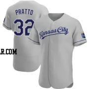 Nick Pratto Men's Kansas City Royals Gray Authentic Road Jersey