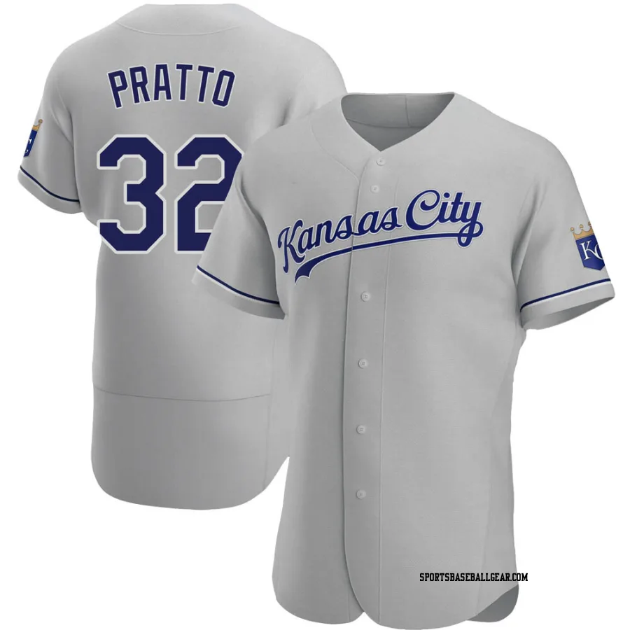 Nick Pratto Men's Kansas City Royals Gray Authentic Road Jersey